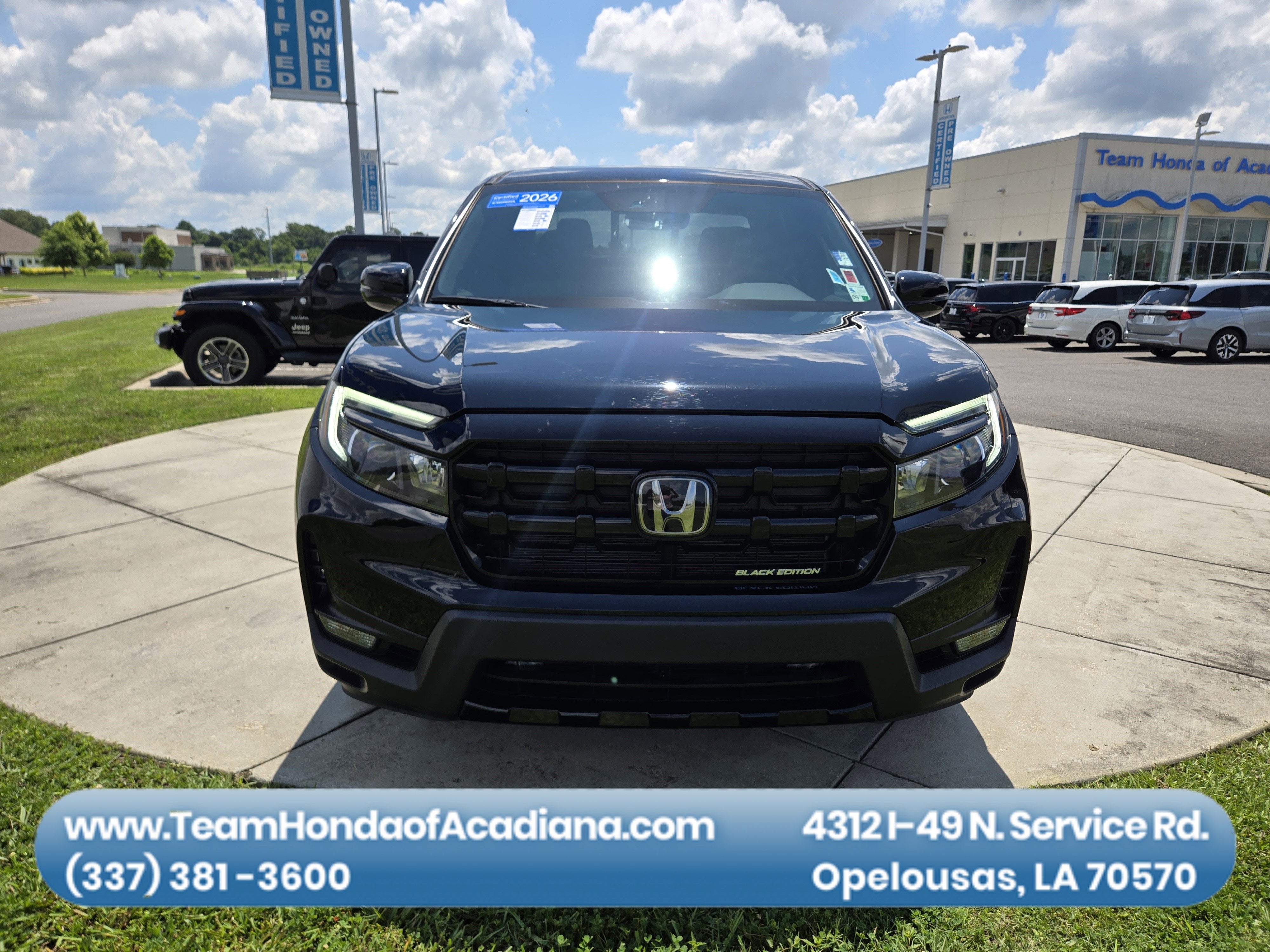 2026 Honda Ridgeline — rear three-quarter view