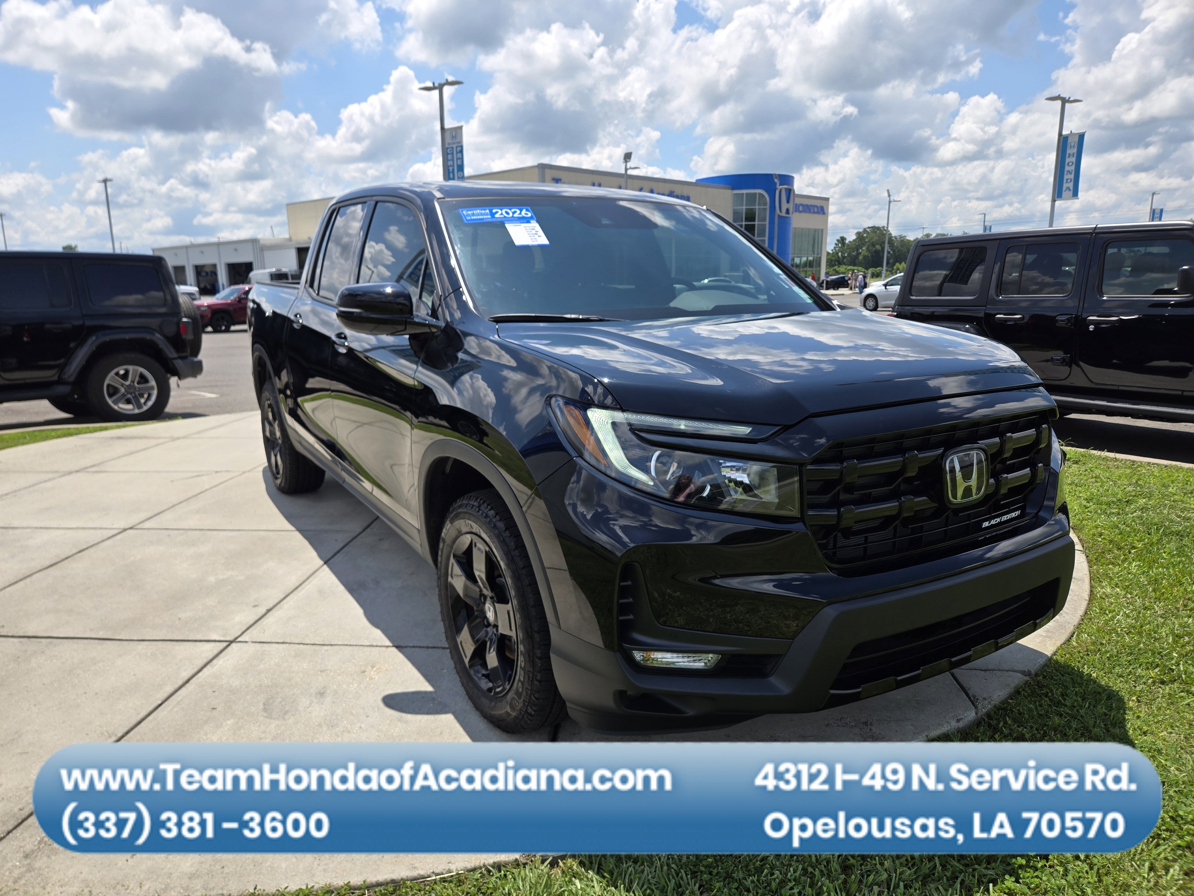 2026 Honda Ridgeline — interior view